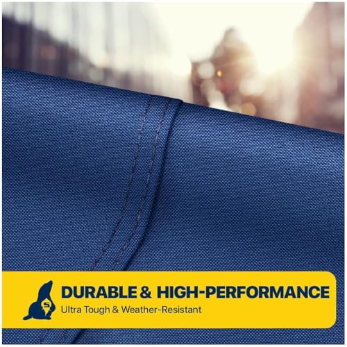 Seal Skin Covers Heavy-Duty Pontoon Boat Cover, Waterproof & UV Resistant, Fits 20'-23'L x 102" W (Beam), Marine-Grade Protection with Secure Straps & Elastic Hem, All Weather Protection by Seal Skin Covers - Image 3