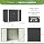 Greesum Outdoor Storage Shed 6 x 8 ft. Utility Tool Shed Metal Storage Garden Shed with Door & Lock for Patio Storage, Gray