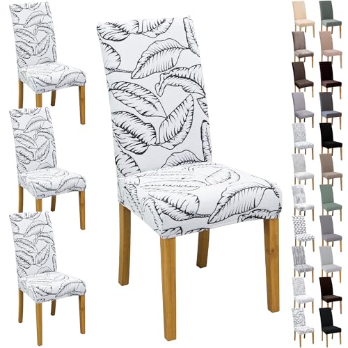 DREAHOTEXTIL Housse de Chaise Jacquard, Housse de Chaise Jacquard à Haute élasticité, Fibre Polyester Respirante, matériau Spandex à Haute élasticité,...
