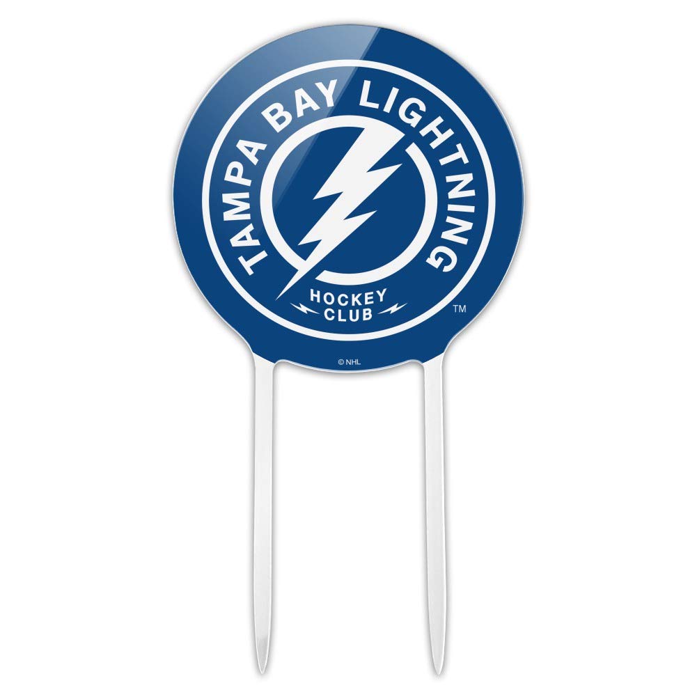 GRAPHICS & MORE Acrylic NHL Tampa Bay Lightning Logo Cake Topper Party Decoration for Wedding Anniversary Birthday Graduation