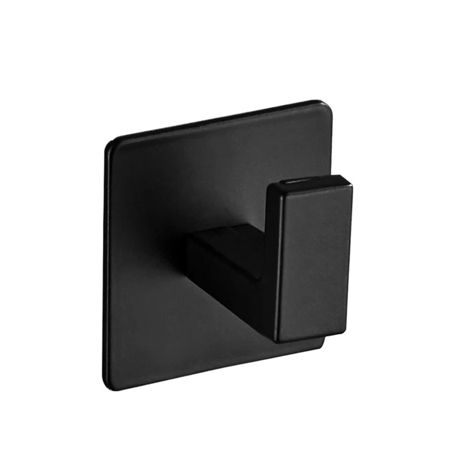 Ryqzhhy Black-1Pc Coat Hooks 1-6Pcs Self Adhesive Wall Hooks Hanging Holder For Keys Robe Towel Kitchen Bathroom Use(Black-1Pc)
