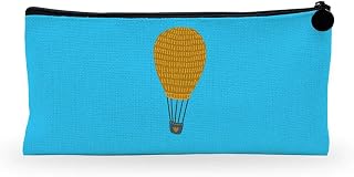Bonamaison Digitally Printed Canvas Pencil Pouch with Zipper, Zipper Pencil Case for School, Canvas Pen Bag for Kids, Boys, Girls, 100% Cotton, Unisex, 1 Piece, 21x12 cm