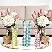 Easter Bunny Table Decorations, 3-Piece Wooden Bunny Decor Set, Cute Easter Centerpiece for Table Shelf Living Room Kitchen, 5-8 Inch MDF Bunny Decorations for Spring Home Décor