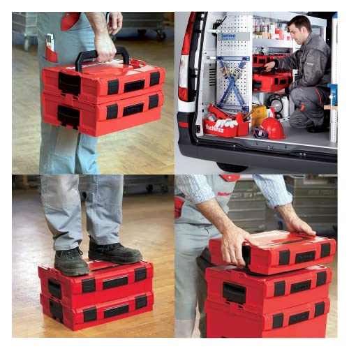 fischer L-Boxx DuoPower, 910 DuoPower w różnych rozmiarach, innowacyjny kołek rozporowy z trzema zasadami działania (składanie, rozkładanie, węzły) dla większej funkcjonalności, wydajności i