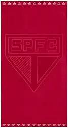 Buettner, Toalha De Banho Time Jacquard São Paulo Buettner Vermelha