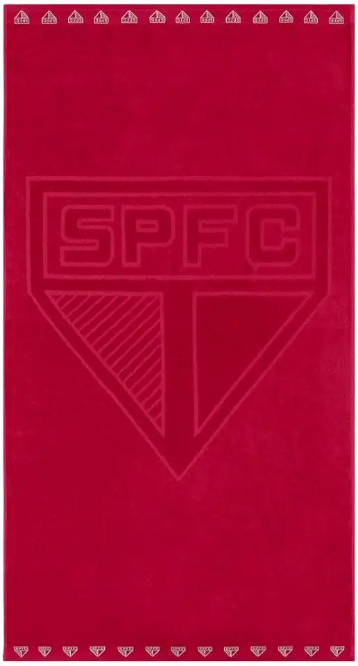 Buettner, Toalha De Banho Time Jacquard São Paulo Buettner Vermelha