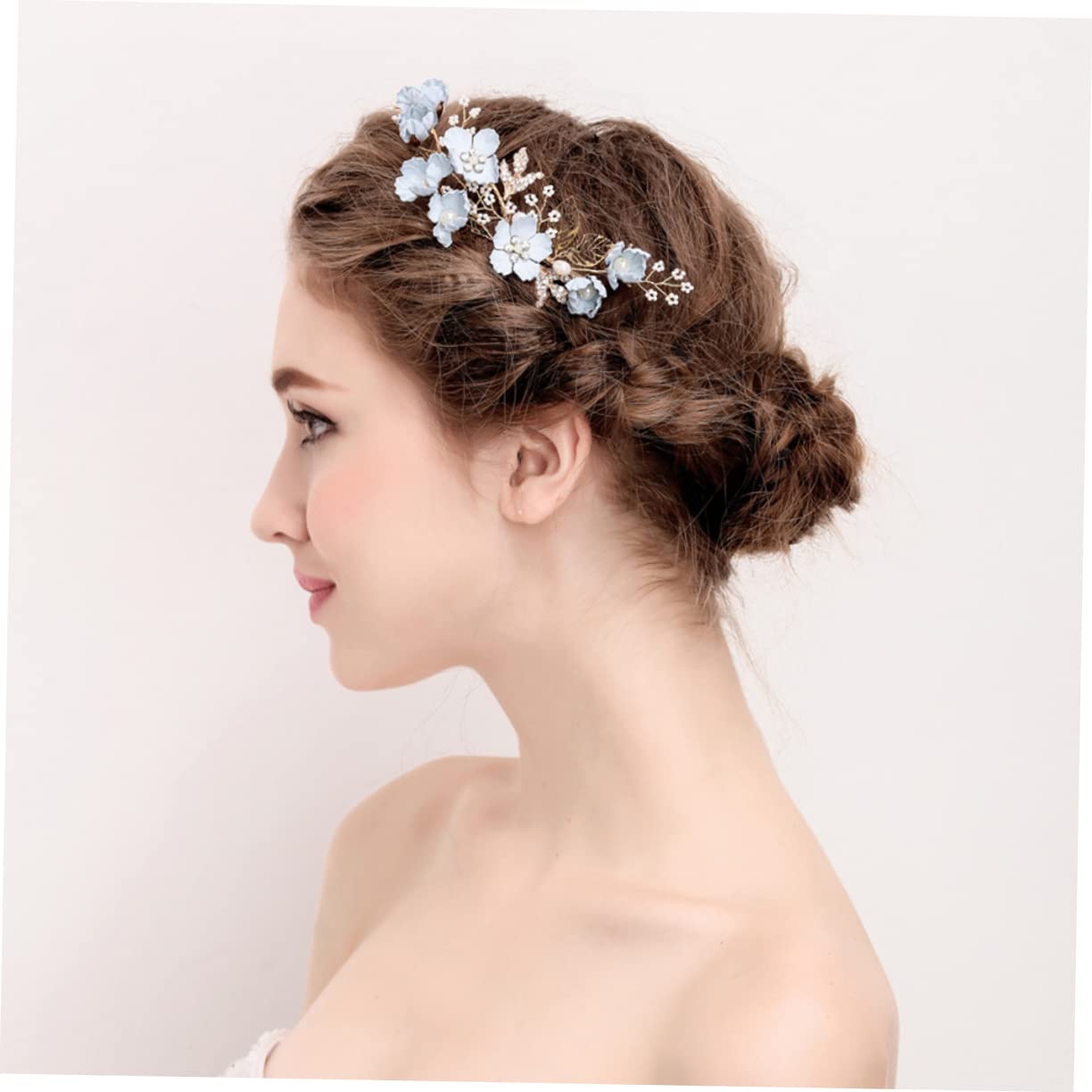 FRCOLOR 3 Peinetas Elegantes Para Novia Para Boda Para Mujer Con Flores Y Cristales Accesorios Para El Cabello De Boda.