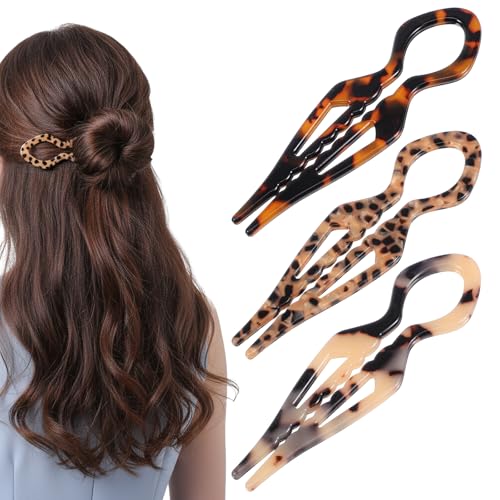 Matwsec 3PCS Prestige Hair Pin French Hair Pins for Women