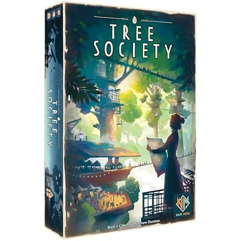 Tree Society Board Game - Collaborative Strategy Game of Building & Expansion in a Lush Forest Community, Fun Family Game for Kids & Adults, Ages 8+, 2-4 Players, 45 Min Playtime, Made by Plan B Games Cover