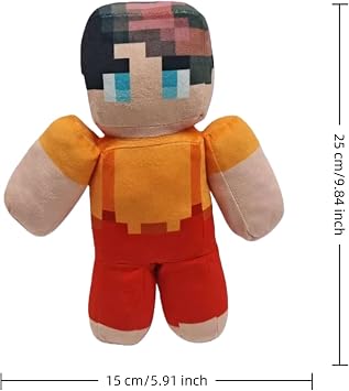 Cute Game Plush Pillow Doll, Soft Stuffed Animal Plushie for Fans & Adults, Collectible Plush Toy for Home Decor & Gifts (RED)