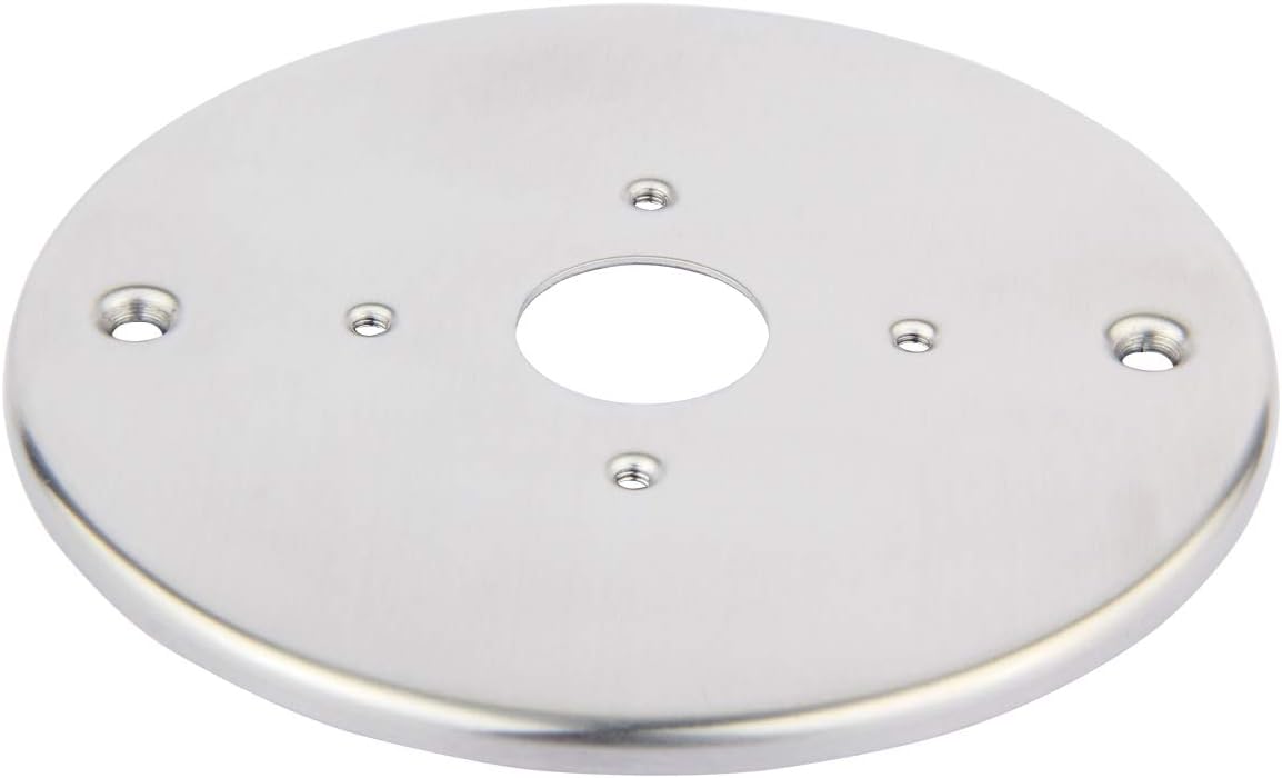 acegoo Stainless Lamp Mount Plate, Hole Cover Plate for LED Lamps Installation, LED Light Mount Plate (Plate only, no lamp Included)