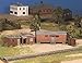 Bachmann Trains - PLASTICVILLE U.S.A. BUILDINGS – CLASSIC KITS - HOBO JUNGLE (2 SHACKS, BOX CAR, OUTHOUSE) - O Scale