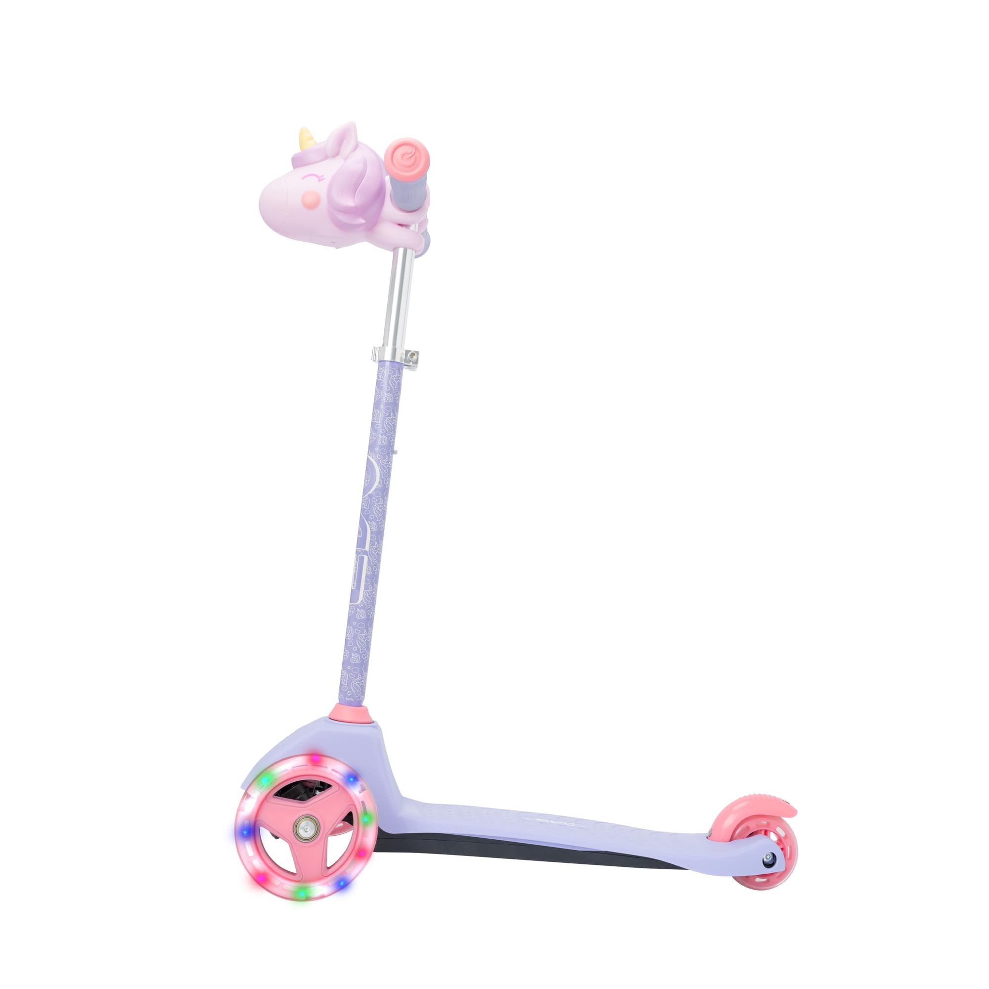 EVO Unicorn Mini Cruiser Trottinette lumineuse Violet