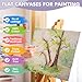 ESRICH Canvas Boards for Painting 12x16 Inch, 3 Pack Canvas for Painting Cotton Primed Acid Free Large Blank Canvas Panels for Oil Paint, Watercolor, Acrylic Paint, Gouache and Tempera.