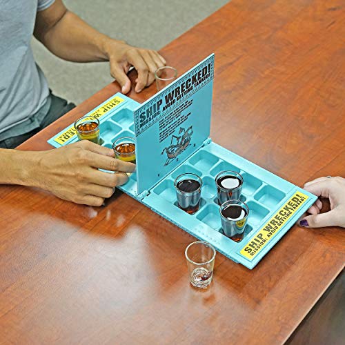 Fairly Odd Novelties Fon-10043 Who Needs A Ship? Take Your Shots Into Battle Shipwreck Drinking Game #TOP3