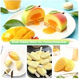 Silikonowa forma do mango, 10 otworów, 3D, mango, do samodzielnego wykonania, ciast, musów, deserów, puddingów