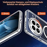 ivoler Klar Magnetisch Hülle für Oneplus 13, [Kompatibel mit MagSafe] [Nie Vergilbung] [Militärischer Schutz] Stoßfest Kratzfest Transparent Schutzhülle Durchsichtige Handyhülle Case – Ansicht 5