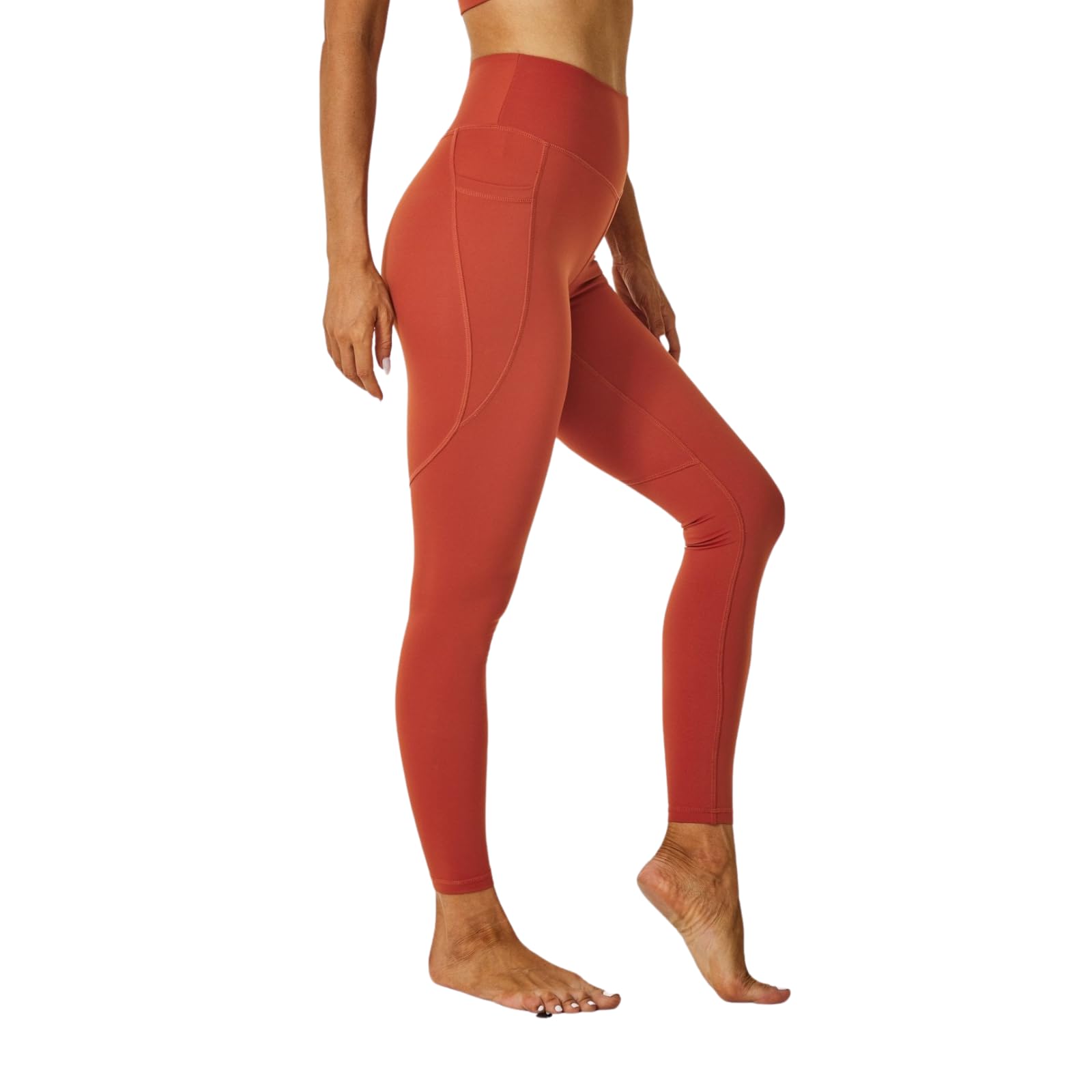Leggings de yoga sostenibles de cintura alta, control activo de abdomen, pantalones de entrenamiento súper suaves para mujer, fitness, correr, gimnasio, yoga