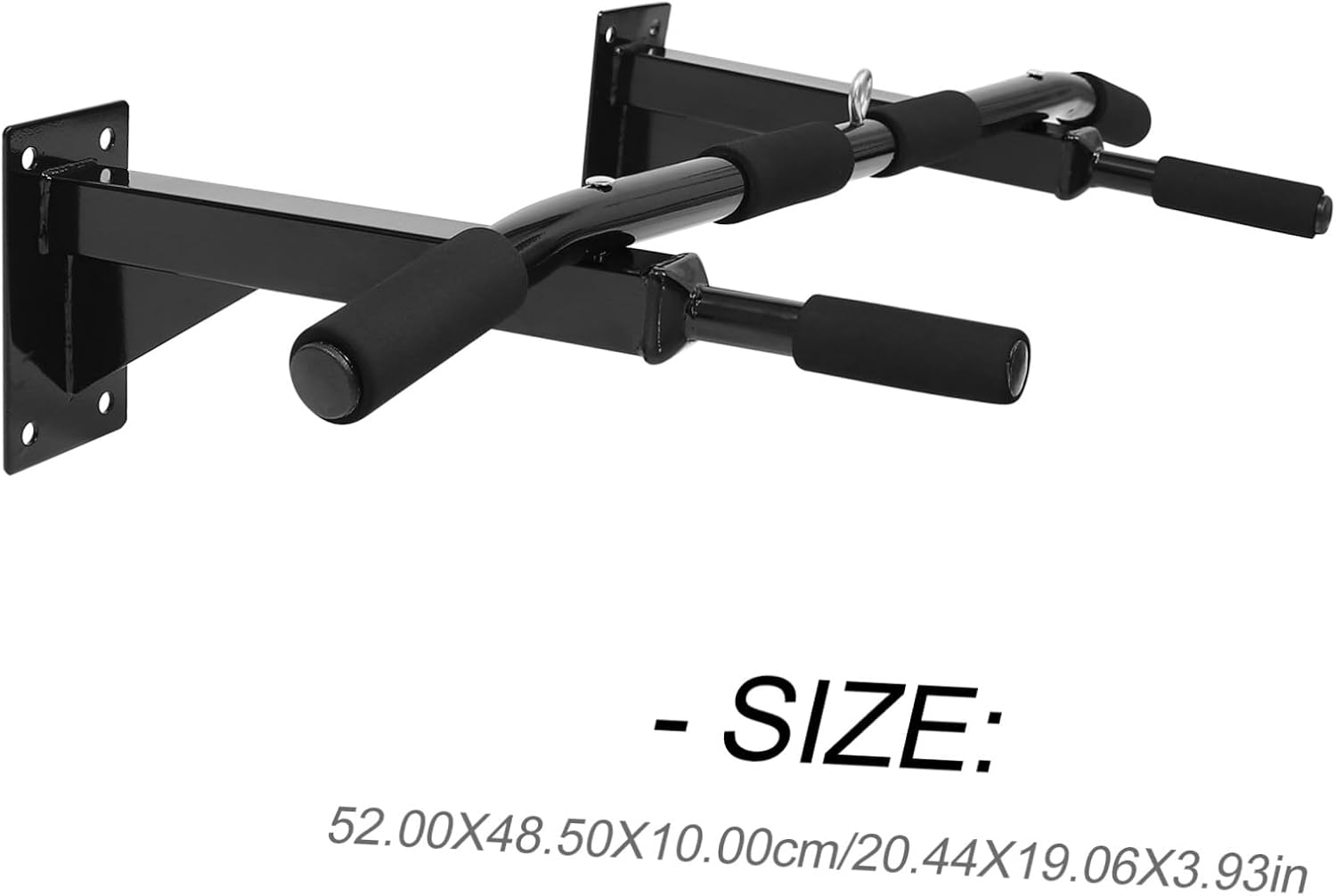 Abaodam Adjustable Pull up Bar for Home Upper Body Workout, Heavy Duty Horizontal Fitness Bar Wall Mount, Strength Training Equipment for Home Gym and Office Use