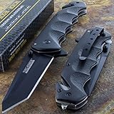 Tac-Force Black TANTO BLADE Spring Assisted Tactical Folding Pocket Knife New!!!