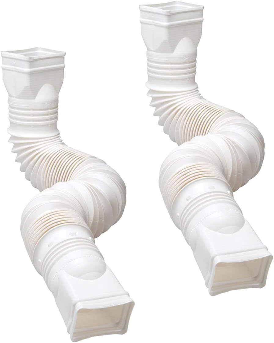 Amazon.com : WholesalePlumbing Supply Limestone Flexible Downspout ...