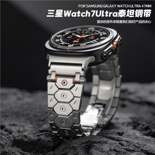 Bracelets de montre en acier inoxydable Galaxy Watch Ultra 47mm