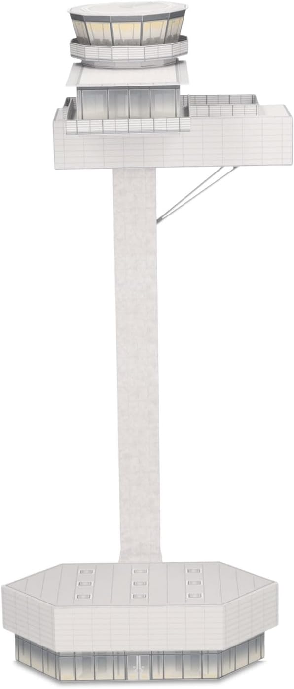 Herpa Accessories Airport Tower Cardboard Construction Kit 1:200 Scale Miniature Model Plastic
