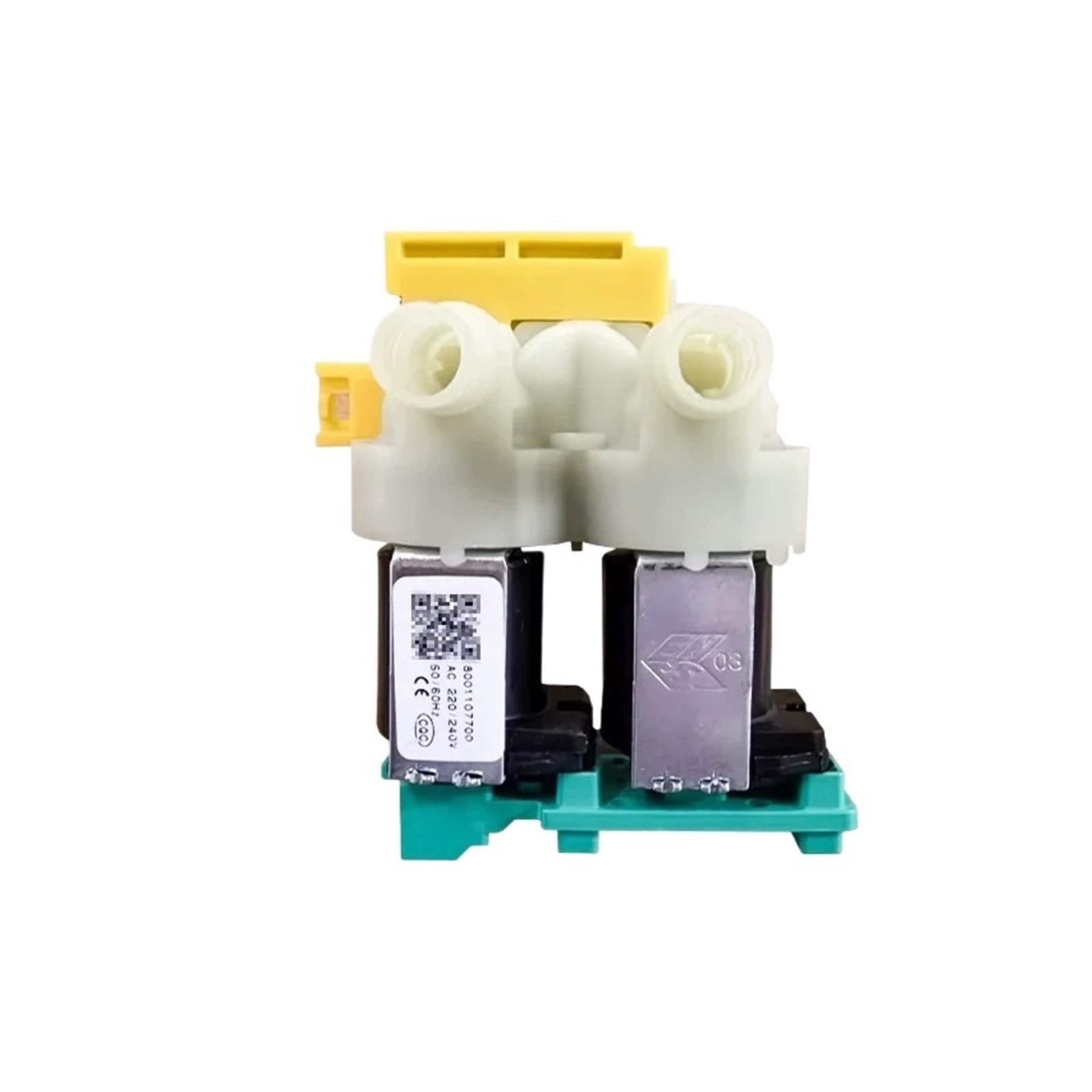 Jjkskv 1 Items 8001107700 Drum Washing Machine Dual Head Inlet Valve Solenoid Valve Compatible With Bosch Compatible With Siemens 33490467 Dispenser Valve