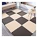 AWSAD Dalles en Mousse Sol Et Bébé Coudre Tapis Chambre Salon Épaissir avec Une Bordure, Multiples Couleurs, 4 Taille (Color : A, Size : 30x30x2.5cm(20 Tiles))