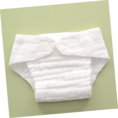 Miniatura 6 de 5 unidades de pañales de algodón para recién nacidos, reutilizables, lavables, absorbentes, suaves, transpirables, para viajes en casa