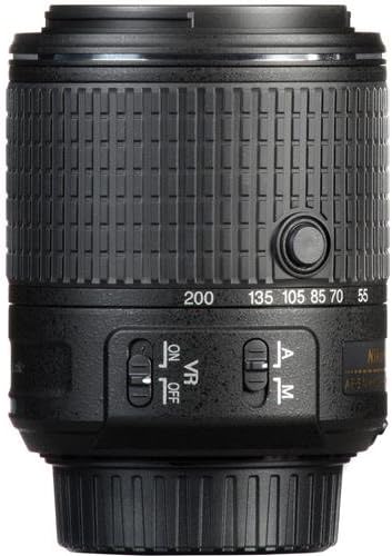 NIKON AF-S DX NIKKOR 55-200mm f/4-5.6G ED VR II Lens - White Box (New) image 4