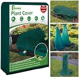 Havejoy Plant Cover Freeze Protection, 33FT x 10FT Green Floating Row Cover Garden Fabric Plant Protector for Winter Frost Blanket Sun Pest Protection Tree Wraps Vegetable Shade Cloth for Greenhouse