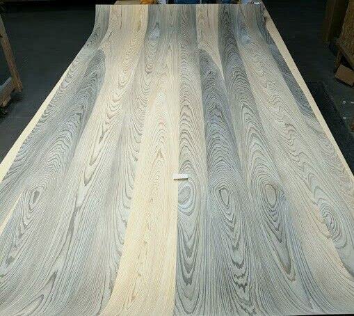 Cypress Sinker Plank Rustic Wood Veneer Sheet 48" x 96" with Paper Backer 1/40"