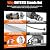 Electric Hoist Winch 1,100lbs Portable Electric Winch - Manual and Wired- with Lifting Strap - Max 25ft Lifting Height - Lift 16ft/min