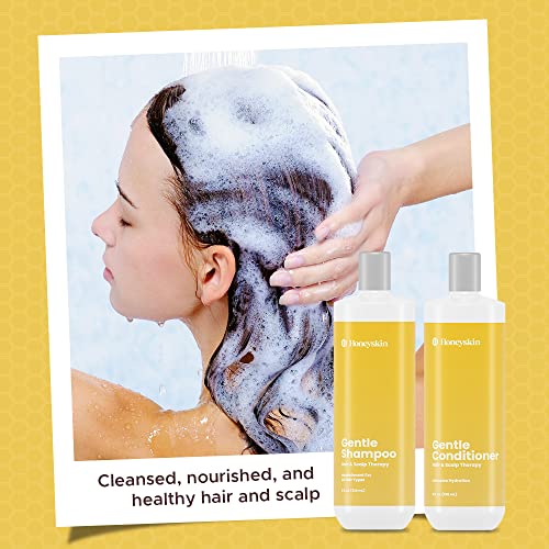 Hair Growth Shampoo And Conditioner for Women with Manuka Honey - Best for Thinning Hair and Hair Loss - Sulfate-Free Shampoo and Conditioner for Color-Treated Hair and Hydrating Shampoo (8oz)