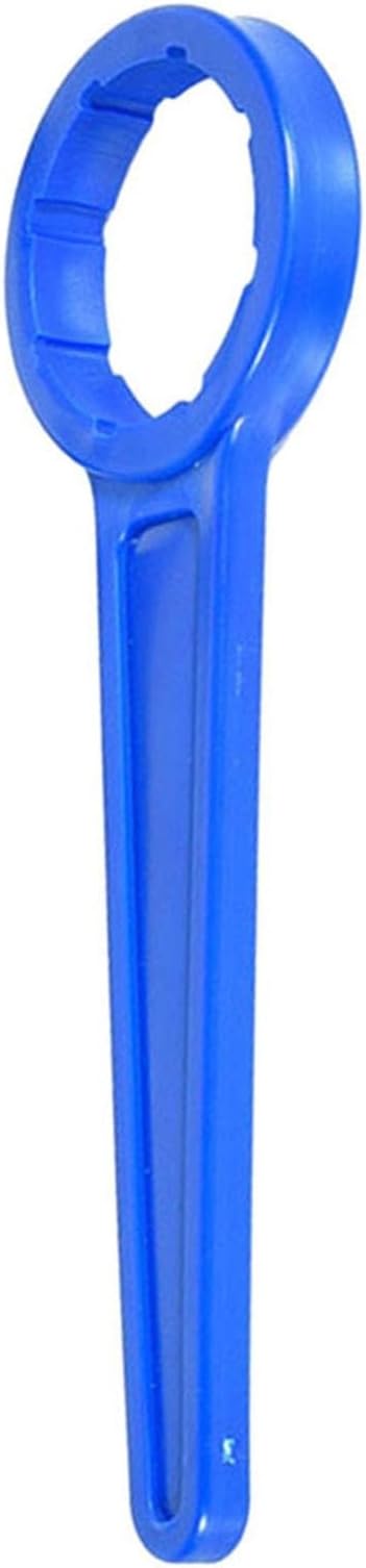 – Plastic Drum Cap Spanner Opener Tool for 15L-30L Cubes, Bucket Lid Remover, Container Opening Wrench, 245mm Length, 69mm Inner Diameter, 85mm Outer Diameter, Prevents Seal Damage(blue)