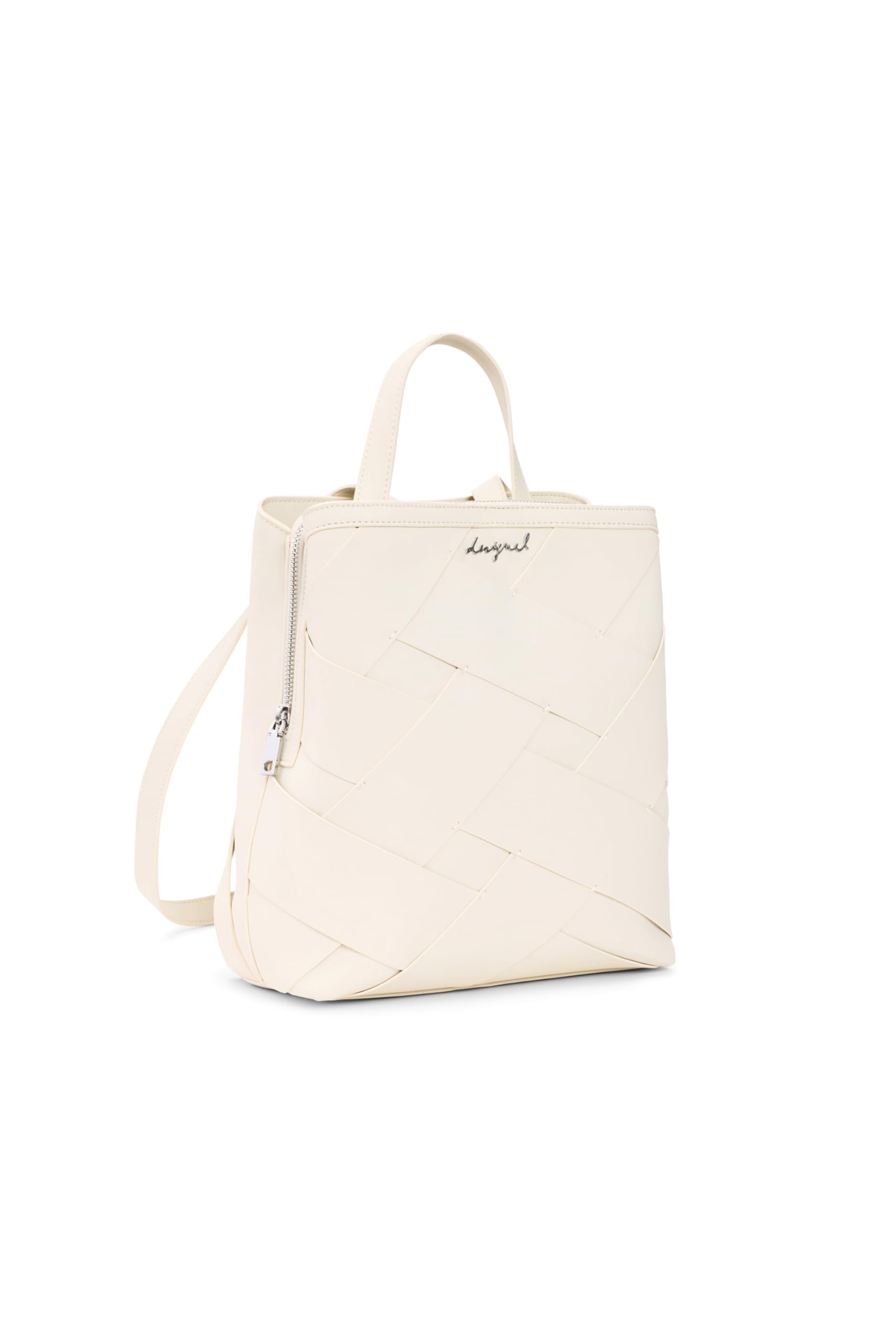 Desigual Damen Blanc Rucksack Cromo Sumy Mini