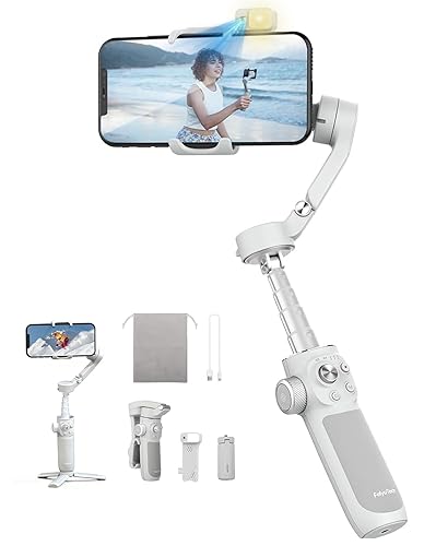 Feiyutech VB4 Kit Stabilisateur Smartphone avec Suivi 3 Axes,Traceur Magnétique