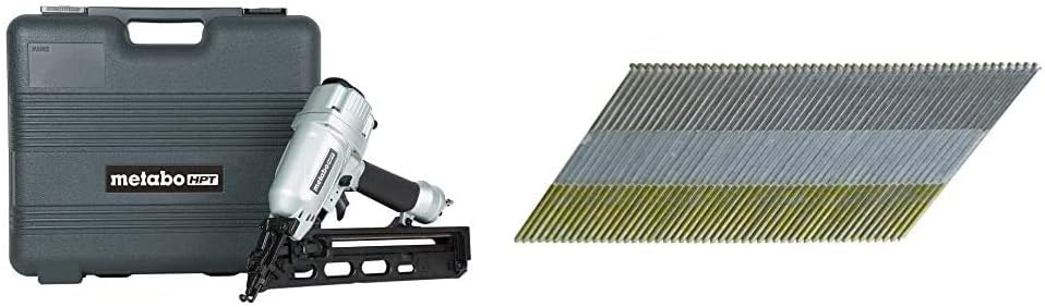 Metabo HPT NT65MA4 Finish Nailer with 2-1/2" x 15 Gauge Finish Nails