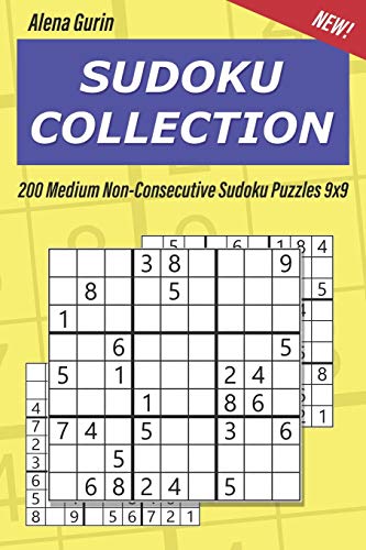 Sudoku Collection: 200 Medium Non-Consecutive Sudoku Puzzles 9x9