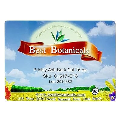 Best Botanicals Prickly Ash Bark Cut 16 oz.