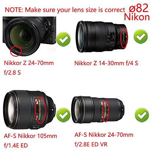 82Mm-77Mm Step Down Ring [82Mm Lens To 77Mm Filter] 2 Pack, Wh1916 Camera Lens Filter Adapter Ring Lens Converter Accessories #TOP6