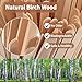 MOWPOG 700 Pcs Natural Wooden Coffee Stirrers, 5.5