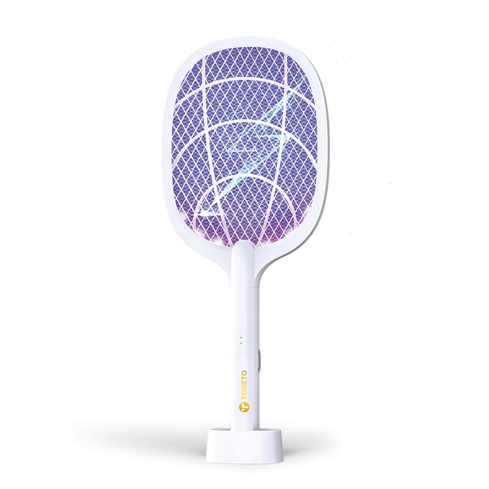 See full amazon price history chart for Toreto Mosquito Killer Racket Bat | 2 in 1 Auto Mode | UV Light | Mosquito Swatter/Zapper | Dense and Powerful Net | Electric Insect Killer bat | 1800mAh Rechargeable Powerful Battery | Made in India Toreto Mosquito Killer Racket Bat | 2 in 1 Auto Mode | UV Light | Mosquito Swatter/Zapper | Dense and Powerful Net | Electric Insect Killer bat | 1800mAh Rechargeable Powerful Battery | Made in India (B0CXPL7BV6) Amazon Price History, Amazon Price Tracker