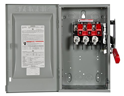 SIEMENS HNF362 60-Amp 3 Pole 600-volt 3 Wire Non-Fused Heavy Duty Safety Switches by SIEMENS - Used condition - US$116.08