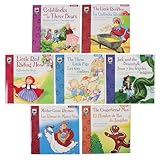 Constructive Playthings Classic Children’s Story Book Set, Bilingual Childrens Books for Babies in English and Spanish, Softcover, Hands on Learning, Early Childhood Classroom Supplies, All Ages