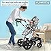Infant Toddler Baby Stroller Carriage - Cynebaby Compact Pram Strollers Single Stroller add Cup Holder Footmuff Stroller Tray (Gray)
