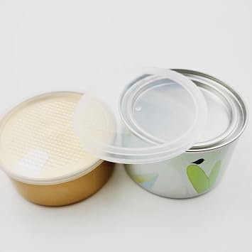 15 Pack Pet Food Can Lids Covers Clear Plastic Seal Lid for Food Storage Milk Powder Tomato Sauce Canned Beans Dog Cat Pet Cans 3 Sizes(75mm/85mm/100mm)
