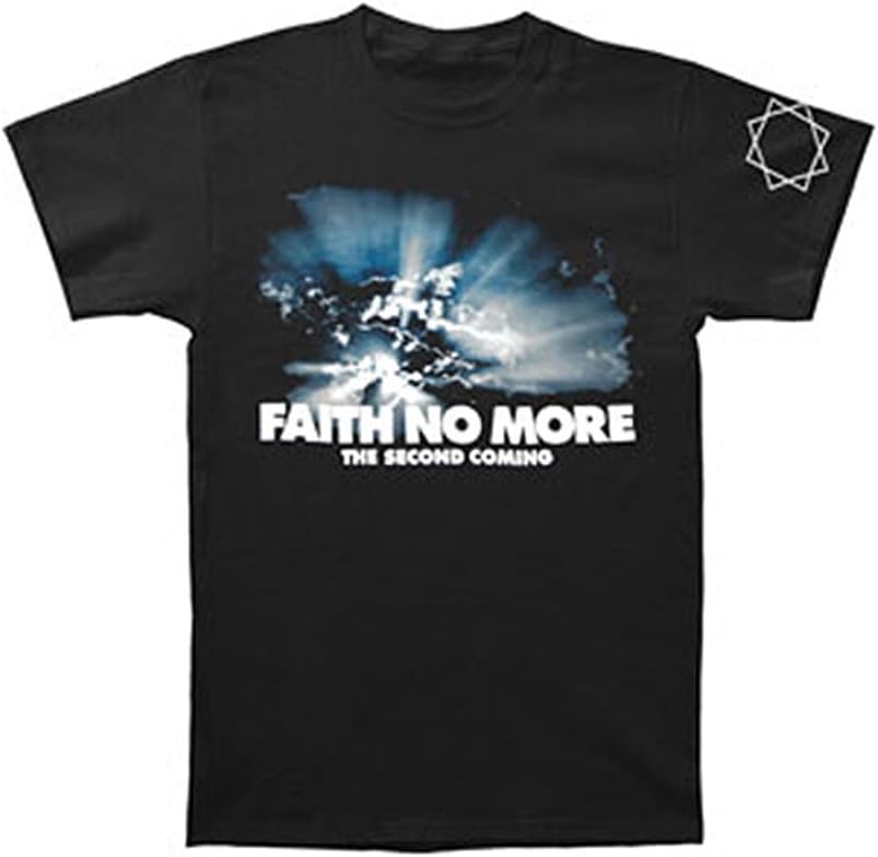 Faith No MoreMen's The Second Coming Blue Sky Slim Fit T-Shirt Black