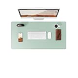 Desk Pad, Leather Non-Slip Laptop Computer Desk Keyboard Mat, Table Protector Blotter Mat, Large Mouse Pad (24